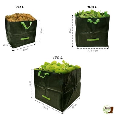 Sac de jardin carré - Lot de 3 (1)