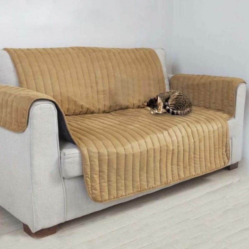 Couvre canapé ou fauteuil beige