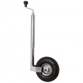 Roue jockey gonflable