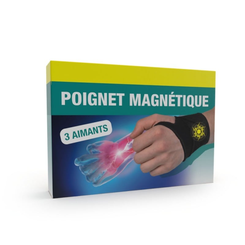 Attelle poignet magnétique