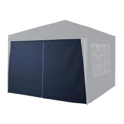 Mur porte bleu pour tonnelle pliante 3 x 3 M (2)