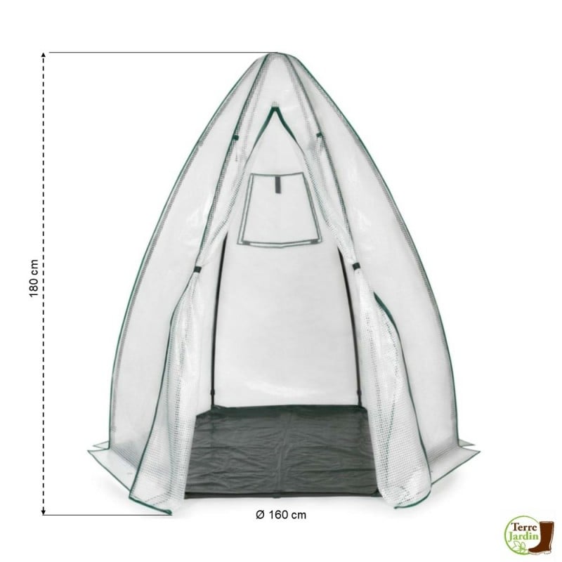 Serre d'hivernage teepee