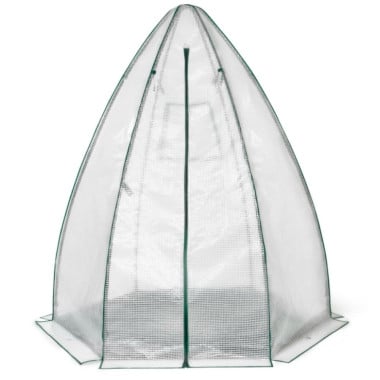 Serre quatre saisons forme dôme "tipi" (3)