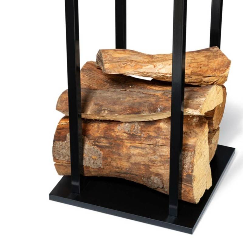 Étagère porte bûches verticale "Wood & Steel" (3)