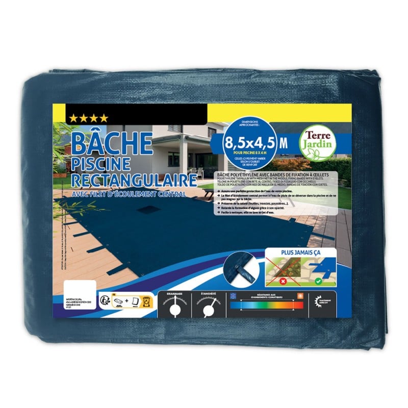 Bâche piscine rectangulaire  Achat de qualité à petit prix