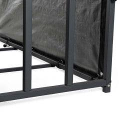 Étagère à bûches 185 x 190 cm avec housse de protection (5)
