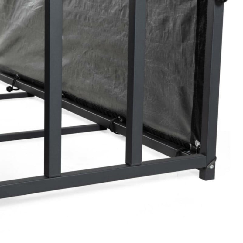 Étagère à bûches 185 x 190 cm avec housse de protection (5)