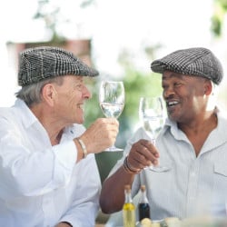 Béret   casquette plate grise en coton (2)