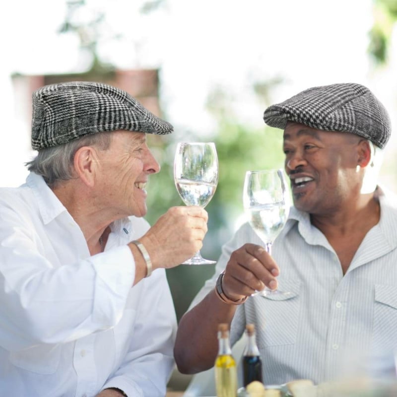 Béret   casquette plate grise en coton (2)