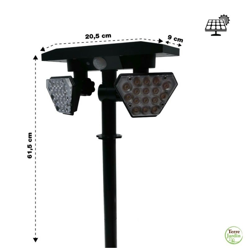 Lampe solaire extérieur 20 LED à détecteur de mouvement - Éclairage  extérieur - Luminaire exterieur - Jardin et Plein air