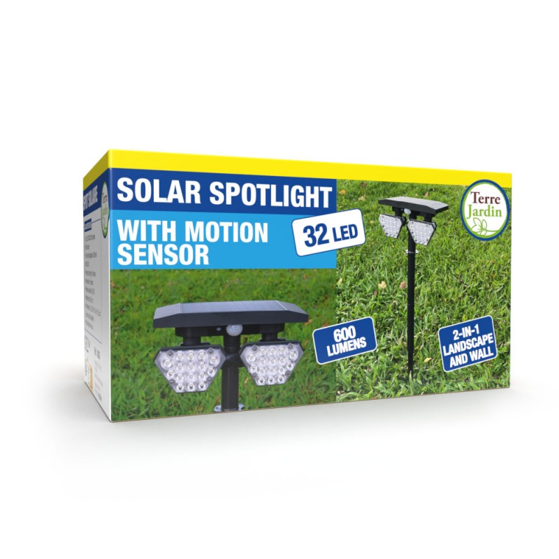 Spot solaire extérieur Ksix SmartLED, WiFi + APP inclus, Panneau