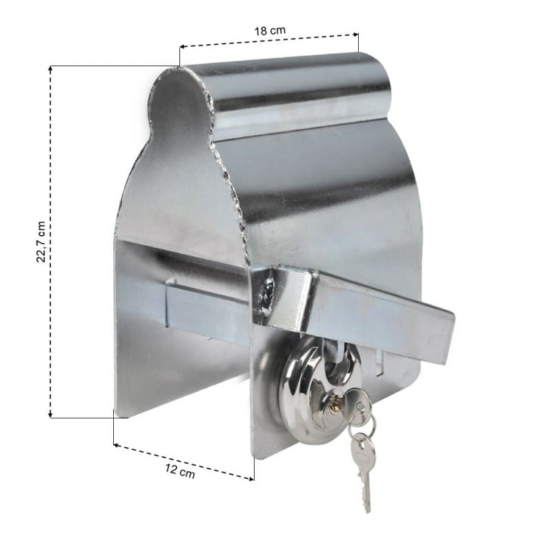 Antivol remorque avec cadenas