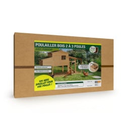 Poulailler bois avec pondoir (4)
