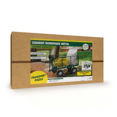 Chariot de jardin métal pliable XXL (2)