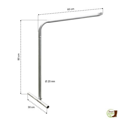 2 pieds pour étagère de serre jardin (1)