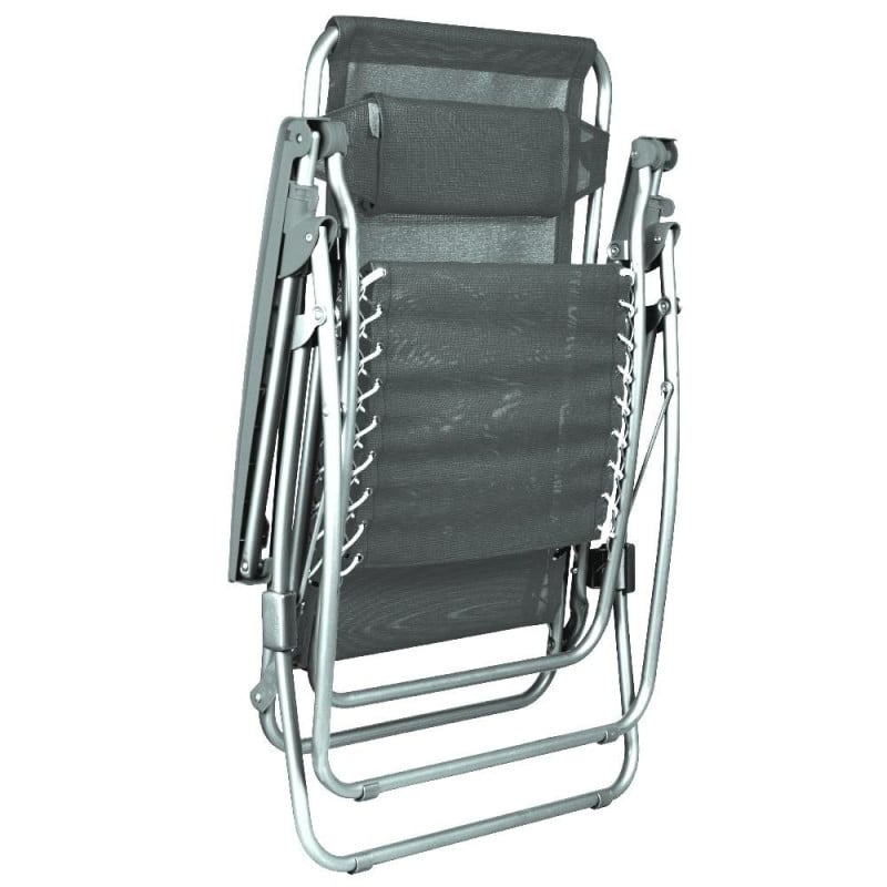 Fauteuil transat pliant avec accoudoirs (1)