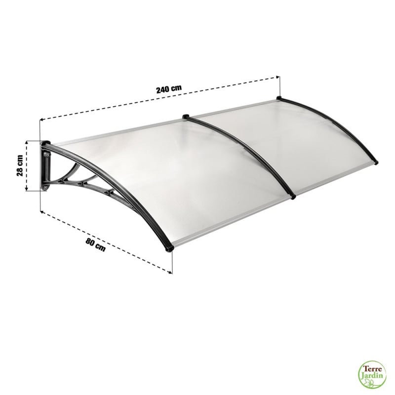 Marquise de porte auvent de porte (4)