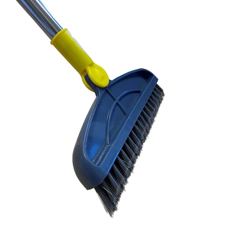 Brosse à récurer avec manche, brosse effet 3 en 1, brosse de