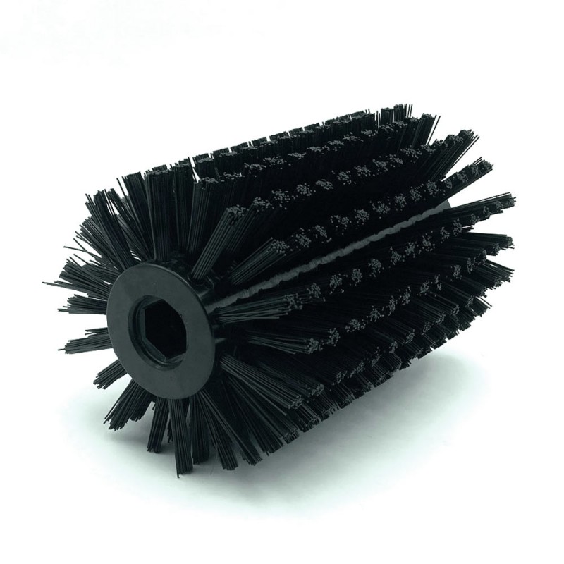 Brosse nylon pour nettoyeur électrique terrasse et sol