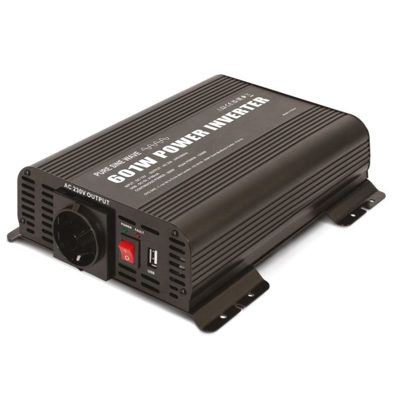 Convertisseur de tension 600W 12V-230V Uniteck