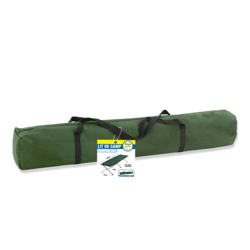 Lit de camp lit d'appoint pliable dim. 190L x 65l cm hauteur