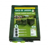 Sac de jardin carré - Lot de 3 (2)