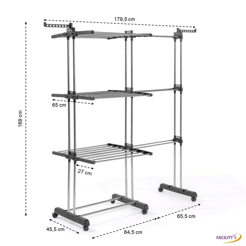 Séchoir à linge extensible Gigadry