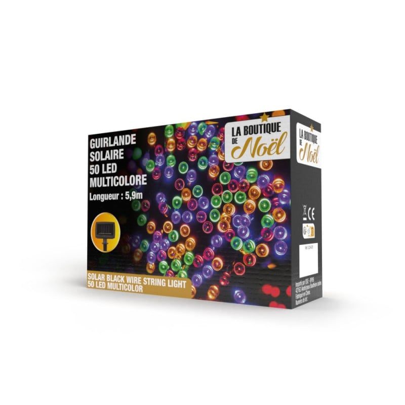 Guirlande solaire à LED multifonction (9)