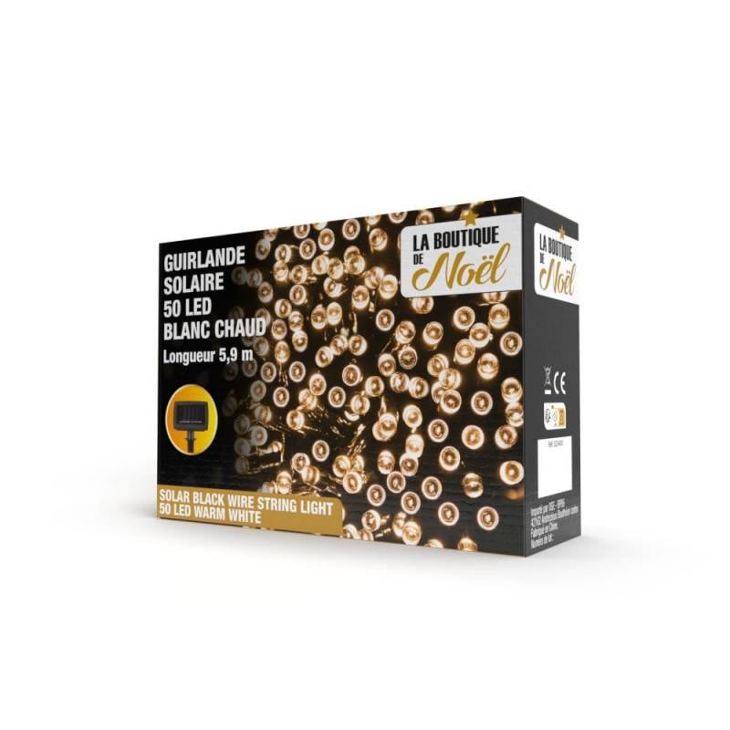 Guirlande solaire à LED multifonction (10)