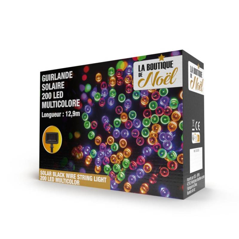 Guirlande solaire à LED multifonction (15)