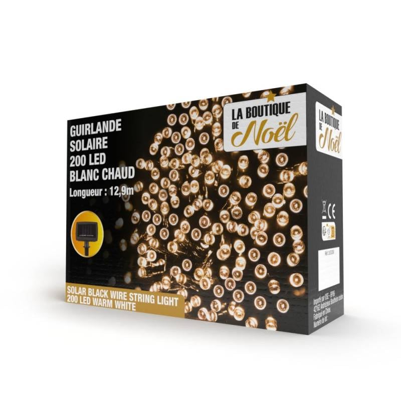 Guirlande solaire à LED multifonction (16)