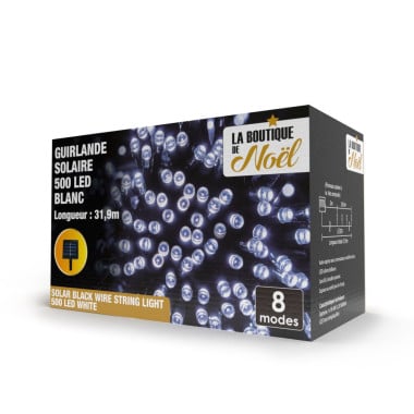 Guirlande solaire à LED multifonction (17)