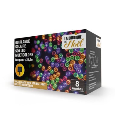 Guirlande solaire à LED multifonction (18)