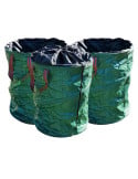 Sac pour déchets verts de jardin pop up 100 L - Lot de 3