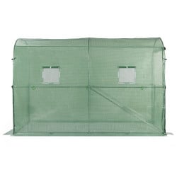 Serre spéciale tomates avec fenêtres moustiquaire et porte zippée (2)