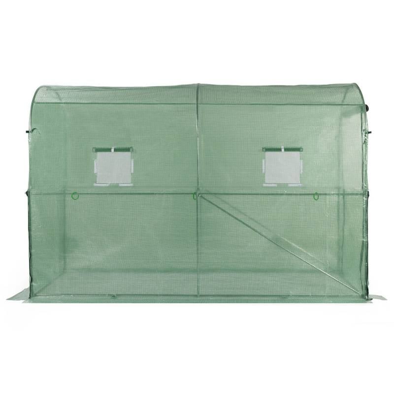 Serre spéciale tomates avec fenêtres moustiquaire et porte zippée (2)