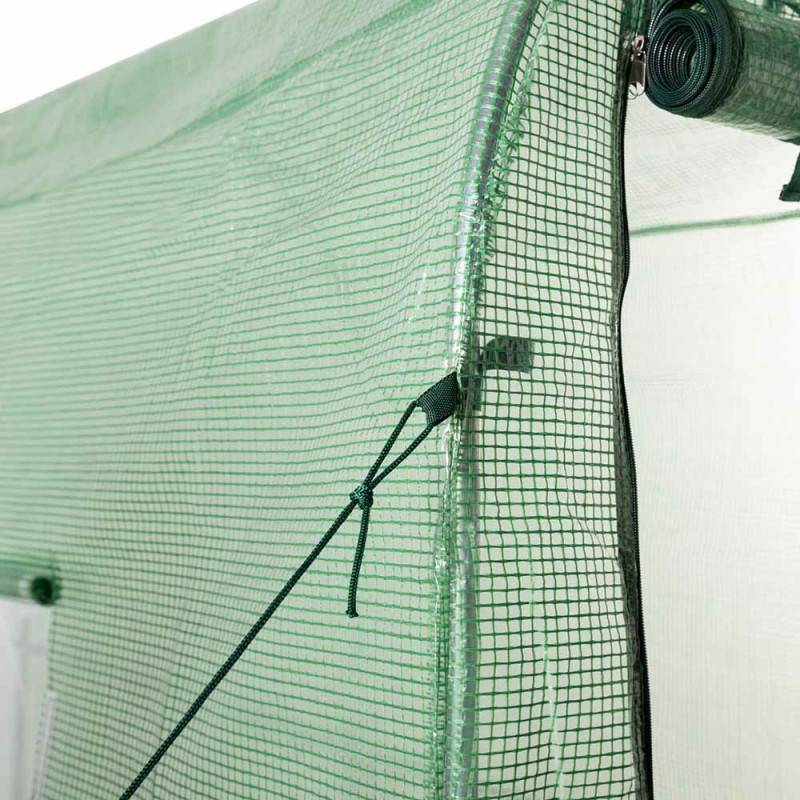 Serre spéciale tomates avec fenêtres moustiquaire et porte zippée (5)