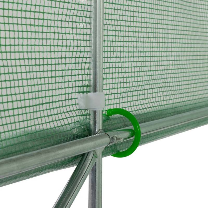 Serre spéciale tomates avec fenêtres moustiquaire et porte zippée (6)