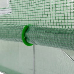 Serre spéciale tomates avec fenêtres moustiquaire et porte zippée (7)