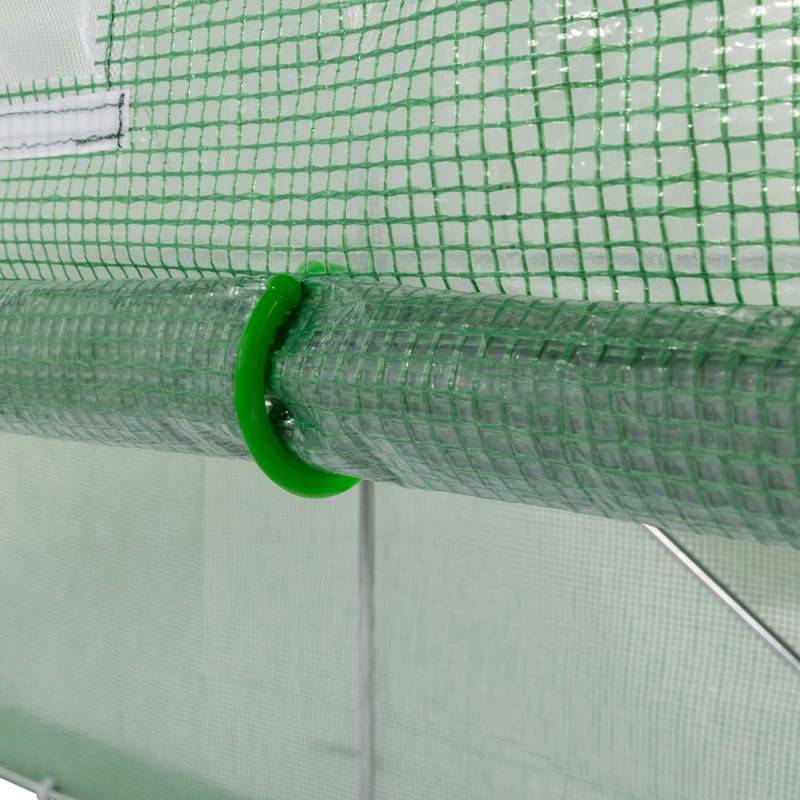 Serre spéciale tomates avec fenêtres moustiquaire et porte zippée (7)