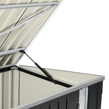 Abri de jardin coffre métallique vélos, outils - 210 x 130 x 105 cm (5)