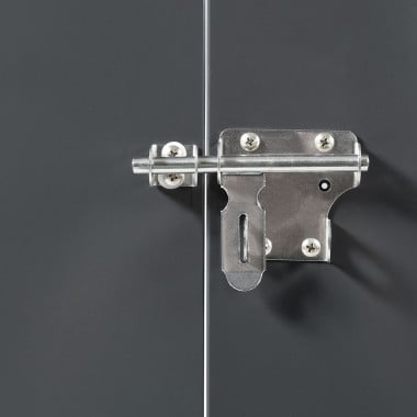 Abri de jardin coffre métallique vélos, outils - 210 x 130 x 105 cm (7)