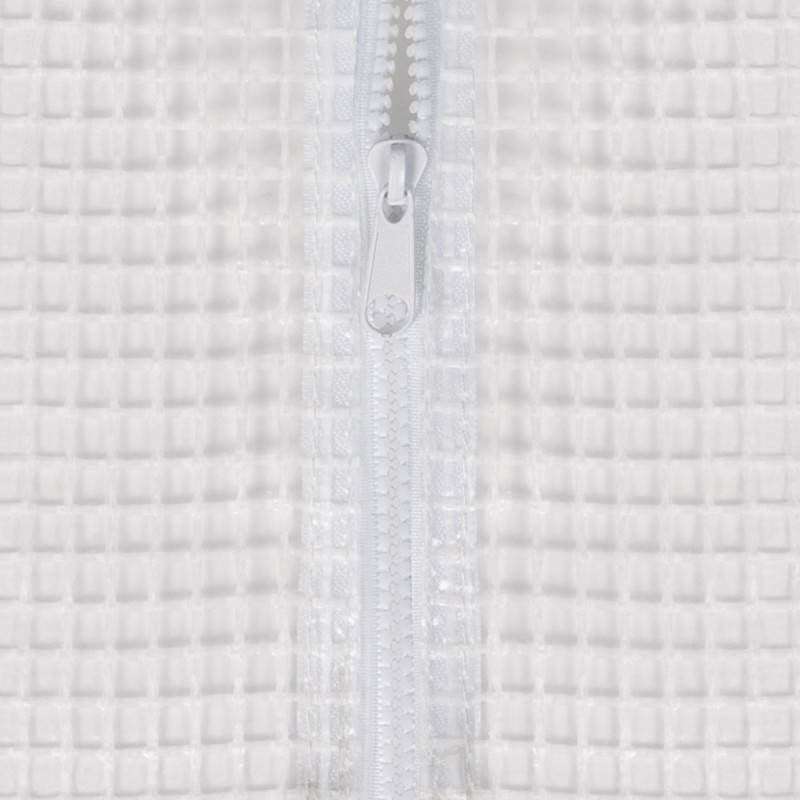 Serre de jardin tunnel blanche 4 saisons 12m2 renforcée 3x4m (2)