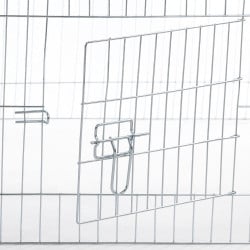 Cage enclos extérieur grillagé 75x180cm pour lapin, cochon d'inde, cobaye... (2)