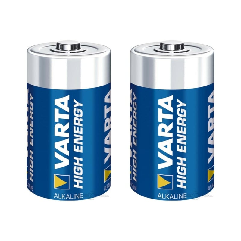 Pile alcaline LR20 - Lot de 2