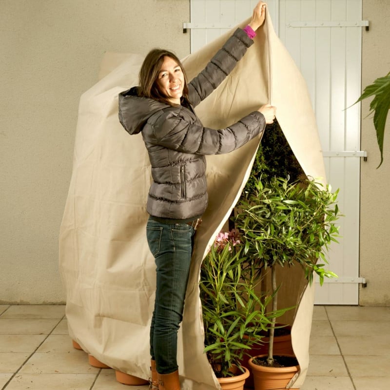 Housse d'hivernage large pour plante