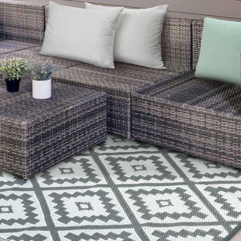 Tapis extérieur rectangulaire réversible (7)