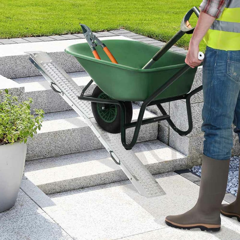 Rampe de chargement pliable en acier - Par 2 (7)