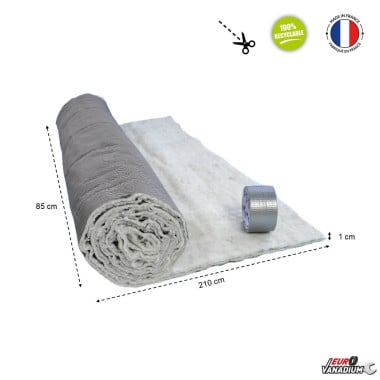 Kit d'isolation thermique porte de service 85x210 cm (1)