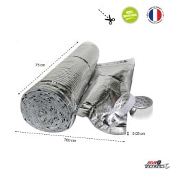 Kit isolation porte de garage - surface 5.7 m² (1)